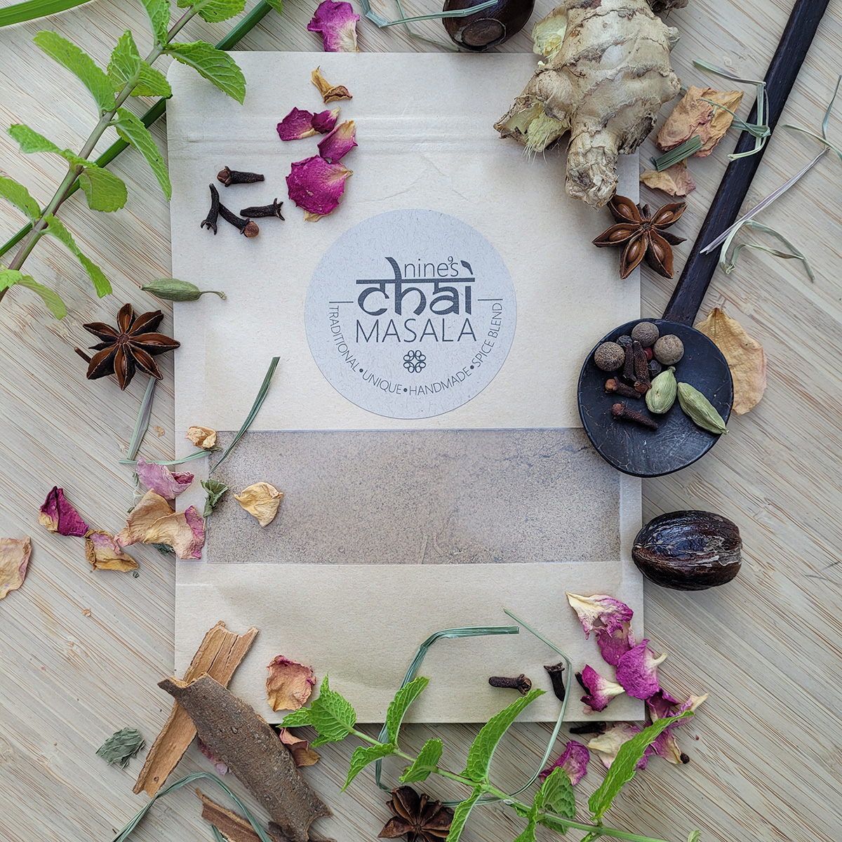 artisan chai masala; chai tea; chai masala blend; nine's chai masala; authentic indian tea